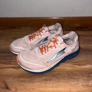 ALTRA Women's Torin 5 Road Running Shoes, orange & blue - size 9